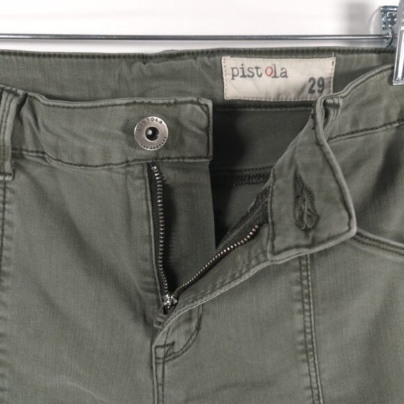 Pistola Cargo Zip Pockets & Hem Skinny Pants P6952ED-PET Size 29 - Picture 3 of 12